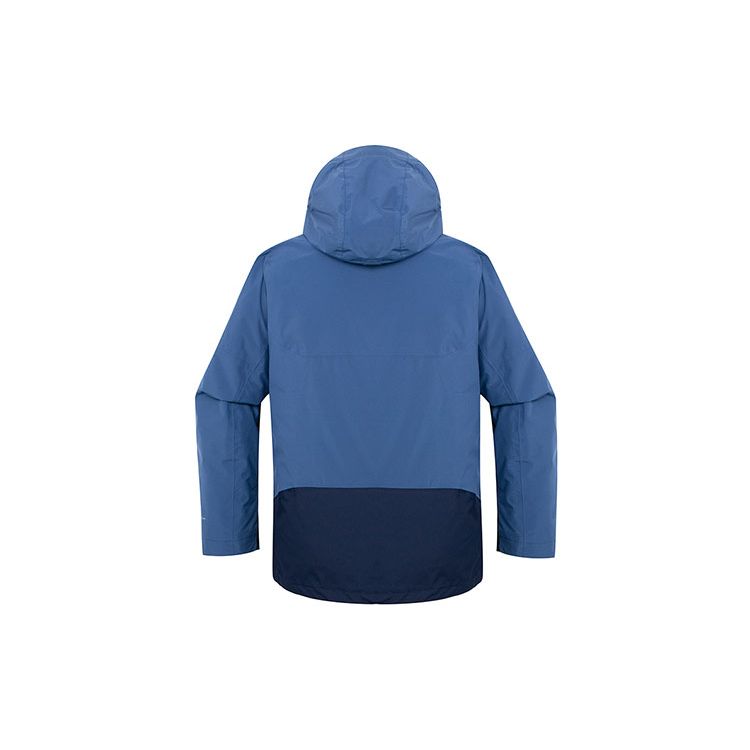 Columbia Color Block Logo Print Sports Zipper Three-In-One Warm Waterproof Jacket Men Jackets WE0900-452