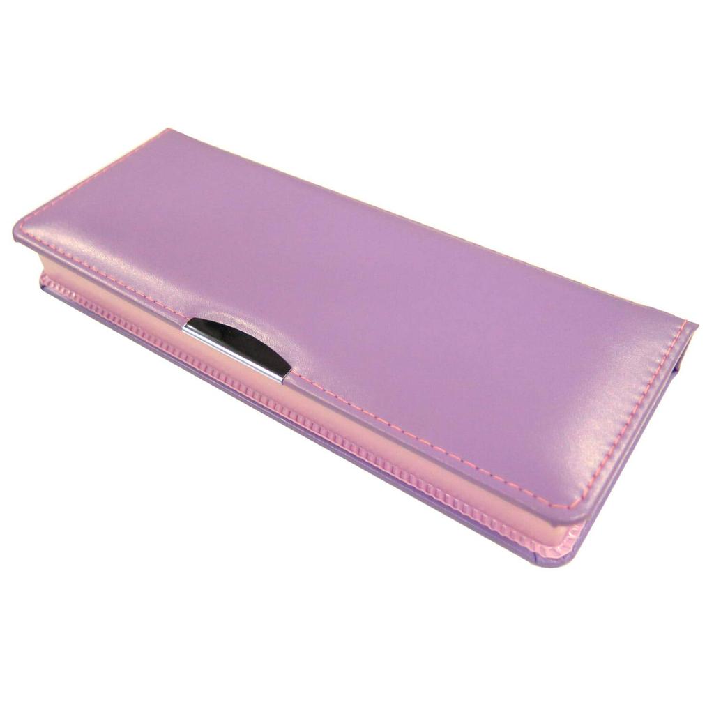 Kutsuwa Clarino Magnetic Pencil Hanekaru CB300PU Case, Mini, 1-Door, Purple,