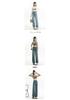 Women's High-Waisted Velvet Wide-Leg Jeans - Winter Warmth Pear-Shape Slimming, Floor-Length Loose Fit