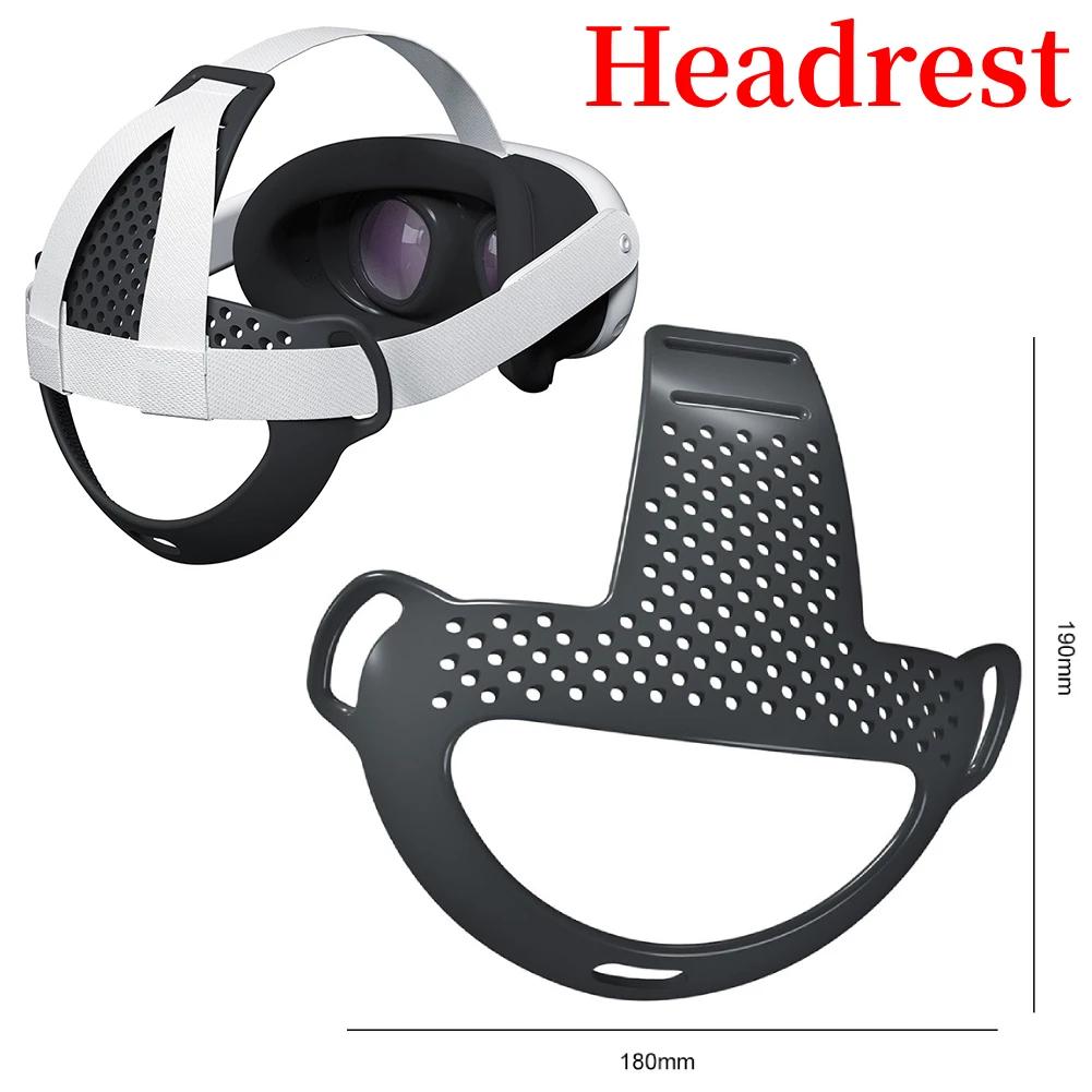 For Meta Quest 3 Accessories Silicone Protective Cover Shell Case VR Headset Head Face Cover Eye Pad VR Bag For Oculus Quest 3