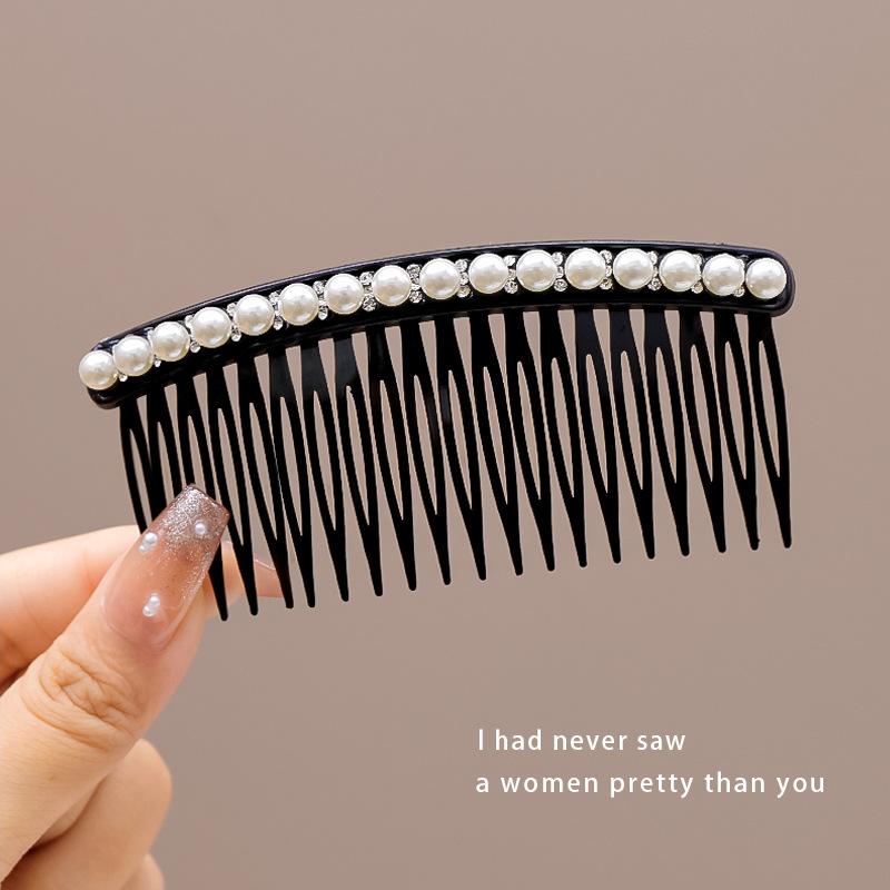 Stylish and Versatile Hair Clips for Women, Pearl Hair Combs for Wispy Hair, Bangs Clips, High-end Hair Accessories