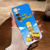 Simpsons-Funny Cartoon Phone Case For Samsung Galaxy A71,A70,A52,A51,A40,A30 Transparent Cover