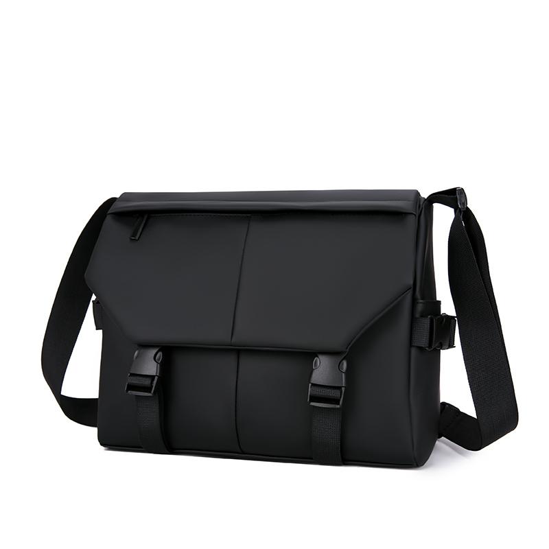 

Desinvolte, новинка 2024 года, сумка-мессенджер для одной комнаты, модная, простая, повседневная, большая вместительность, унисекс для поездок на работу чёрный