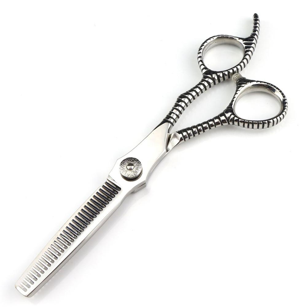 Profesionální kadeřnické nůžky JP440c z oceli 6 '', stříbrný střih, stříhání vlasů, řídnutí vlasů, holičství, kadeřnické nůžky Makas