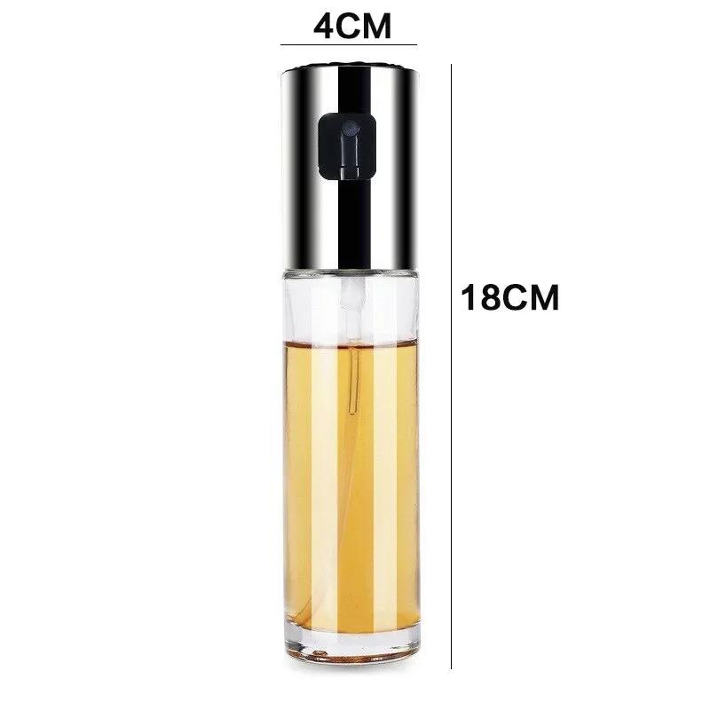 Outdoor Cooking BBQ Oil Spray Bottle with Sprayer - Glass Seasoning Container for Grilling