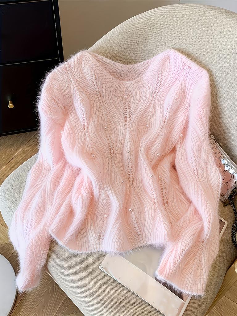 Women's Sweater, Solid Color