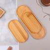 Multi Bamboo Tray Wood Saucer Flower Pot Tray Cup Pad Coaster Plate For Kitchen Decorative Plate Creative Coaster Coffee Cup Mat