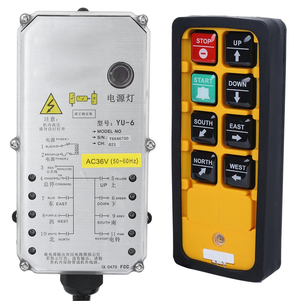 Industrial Remote Controller Crane Accessory Double Handle Waterproof Acid Oil Resistant