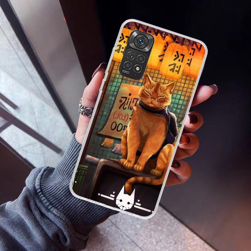 

Stray Cat Game Phone Case For Xiaomi Redmi Note 10 11 12 13 14 15 Pro Plus 11S 12S 14S 11T 11E 10S Soft TPU Back Cover Redmi Not Redmi Note 15 Pro 5G