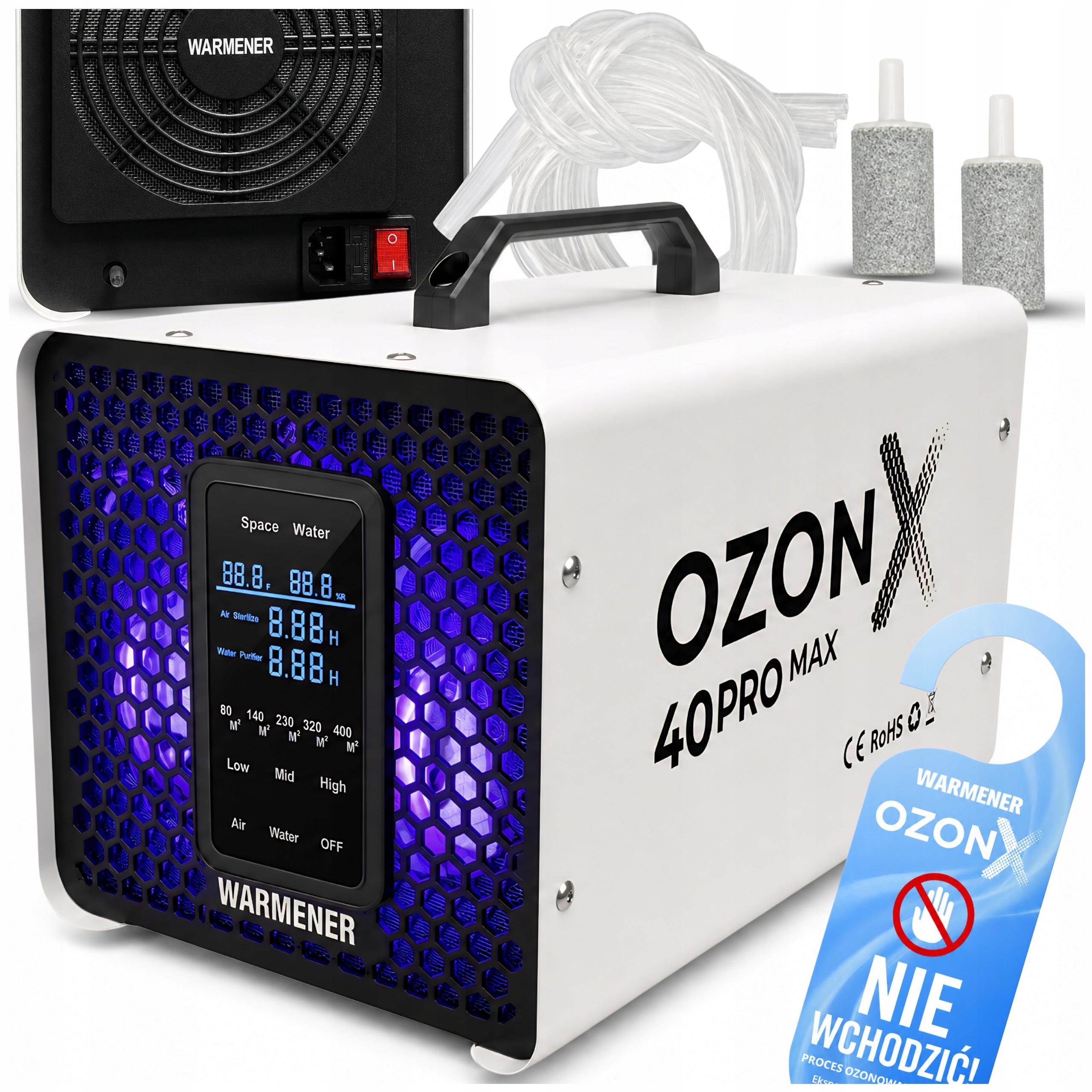Quartz Ozone Generator 40 /H Professional