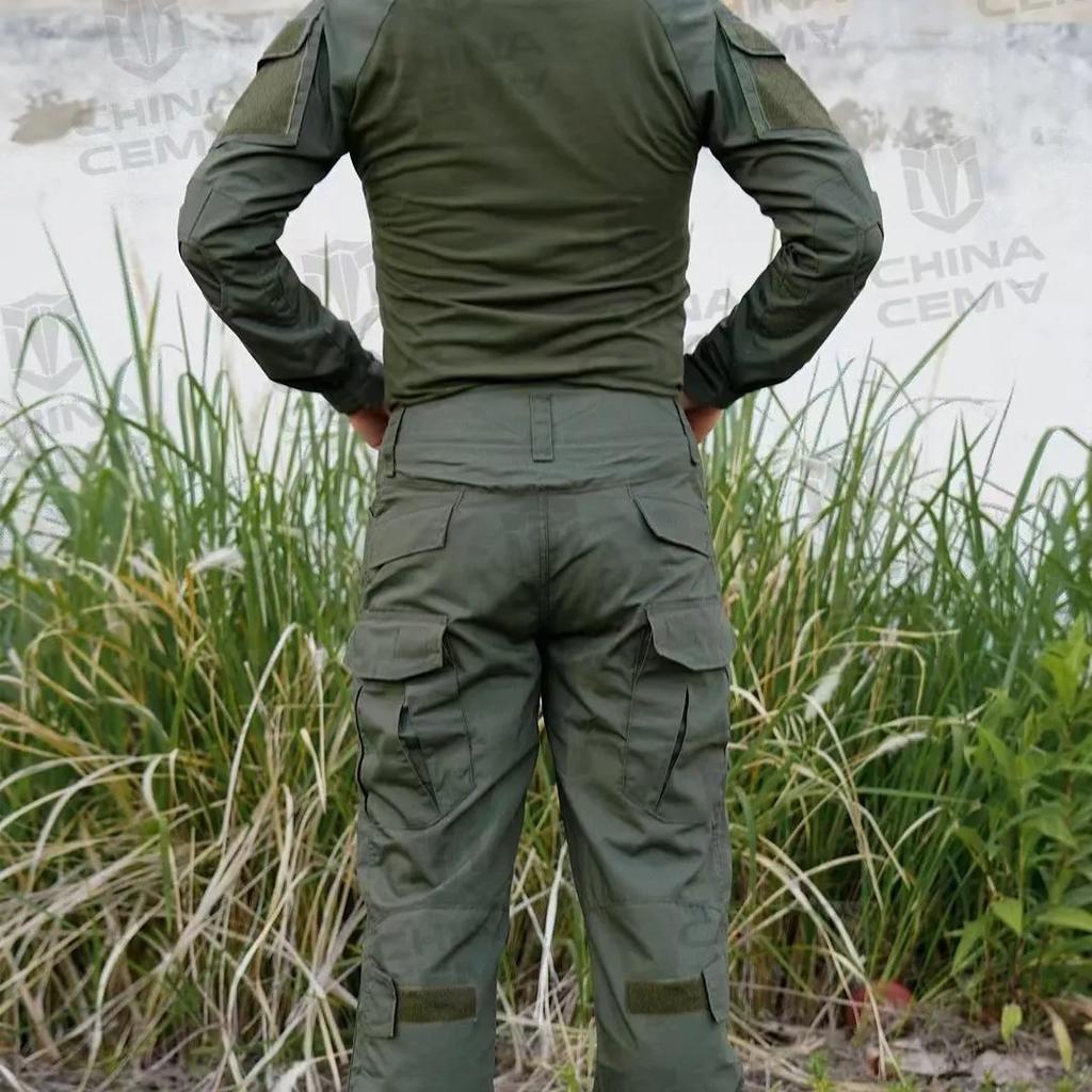 Men Clothing Green Tactical Suits Outdoor Uniform Training Suit Hunting Shirts Cargo Pants Paintball Mens Sets Wear Resistant