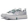 New LiNing Anti Slip And Wear Resistant Height Increasing Low Top Skateboard Shoes Light Smoke Gray Ecru AGCT143-2