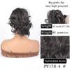 Synthetic Short Curly Hair Claw Clip On Ponytail Hair Extension Natural Looking Curly Short Pony Tail Hairpiece For Women Girls Daily Party