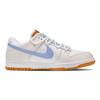 Nike Dunk Pale Blue Abrasion Resistant Low top Skateboard Shoes Unisex Beige White Blue FQ6965-700(Team864-)