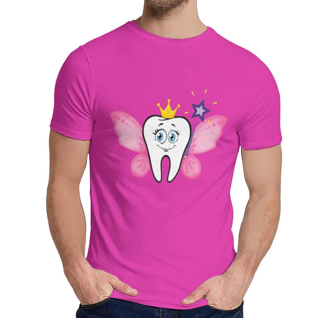 Design Cute Tooth Fairy Dentist Dental Dentistry Hygienist T Shirt Man Summer Cool Man 100