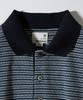 Holliseon Sumerset Short Pique Stripe Pullover Shirt Evergreen