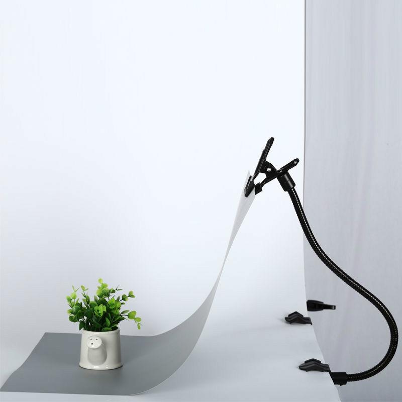 New Background Holder C Clamp Clip Camera Photo Studio Accessories Light Stand Flex Arm Reflector Photo Camara Fotografica