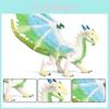Ancient Mythical Animal Monster Ice Dragon Model Ornament With Movable Mouth For Display And Educational Use