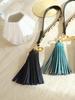 THEHEE BLACK&BLUE LAP TASSLE