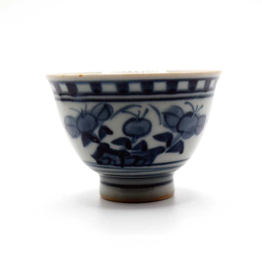 Okadaen Tea Ceremony Utensils, Set of 6 Sencha Bowls and Teacups, by Risho, 6.8cm Diameter