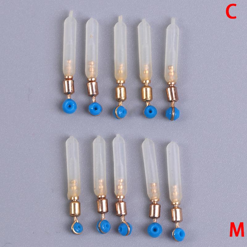 10 Stück Silikon Kupferkopf Pose Ablage Angelpose Anti Knoten Angelposen