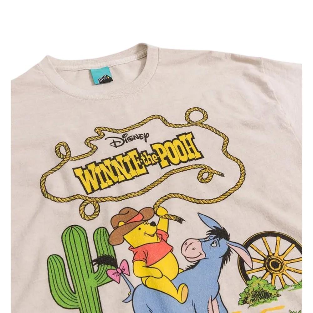 Winnie the Pooh Unisex Adult Cowboy Vintage Wash T-Shirt