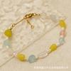 Natural Stone and Freshwater Pearl Bracelet, Fashionable and exquisite316Stainless Steel, Versatile, and Stylish Jewelry with Colorful Stones