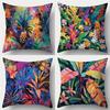 Colorful Tropical Pattern PillowcasesSuitable for Sofa Car Bedroom Decorative Cushion Cover Pillow Cover