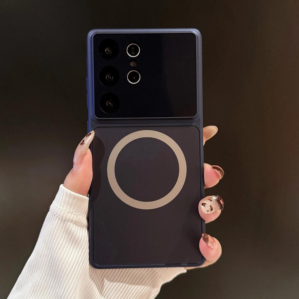 AG Nano Matte Tempered Glass For Magsafe Wireless Charging Case for Samsung Galaxy S26 S25 S24 S25 Ultra Hard Shokproof Cover