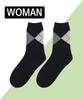 Eonbidei Women'S Argyle Socks - Black