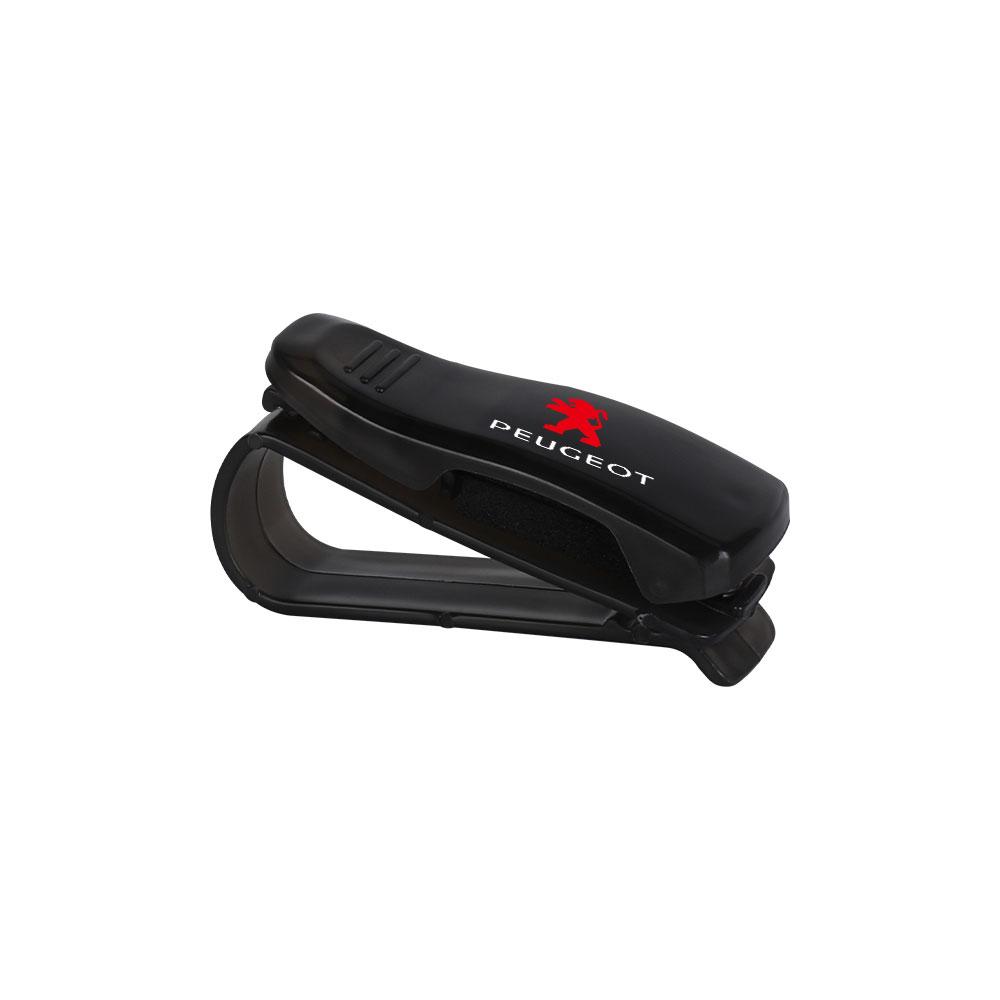 Car Sun Visor Glasses Clip Sunglasses Holder Organizer For Peugeot 308 408 206 207 107 2008 3008 208 306 307 Accessories Valve