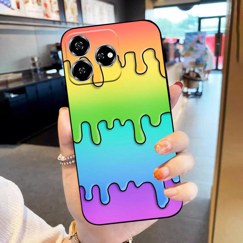 For ZTE Blade V60 Axon60 4G Phone Case Z2356 Soft Silicone Shell Coque For ZTE Nubia V60 Back Cover Black TPU Fundas Phone Bag