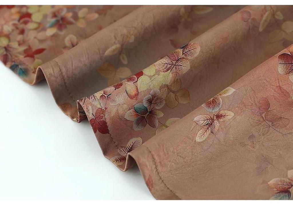 Elegant Spring Blouse for Middle-aged & Elderly Women - Chinese Style Mother's Top