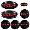 2026 Heißer Autoaufkleber für KIA K5 K7 Picanto Rio Sportage Cerato Soul Sorento Carens CARNIVAL Auto Front Heck Emblem Lenkrad