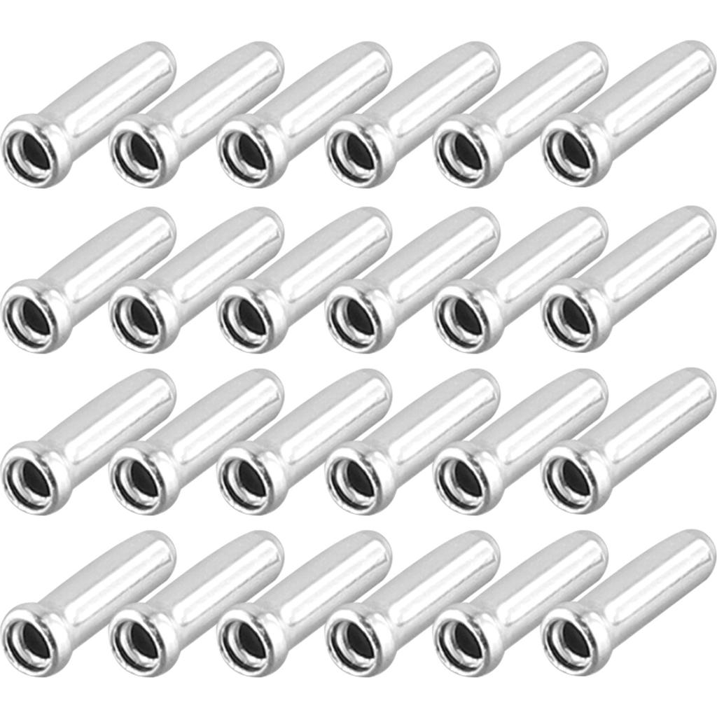 100pcs/Set Aluminum Bike Bicycle Brake Shifter Inner Cable Tips Wire End Cap