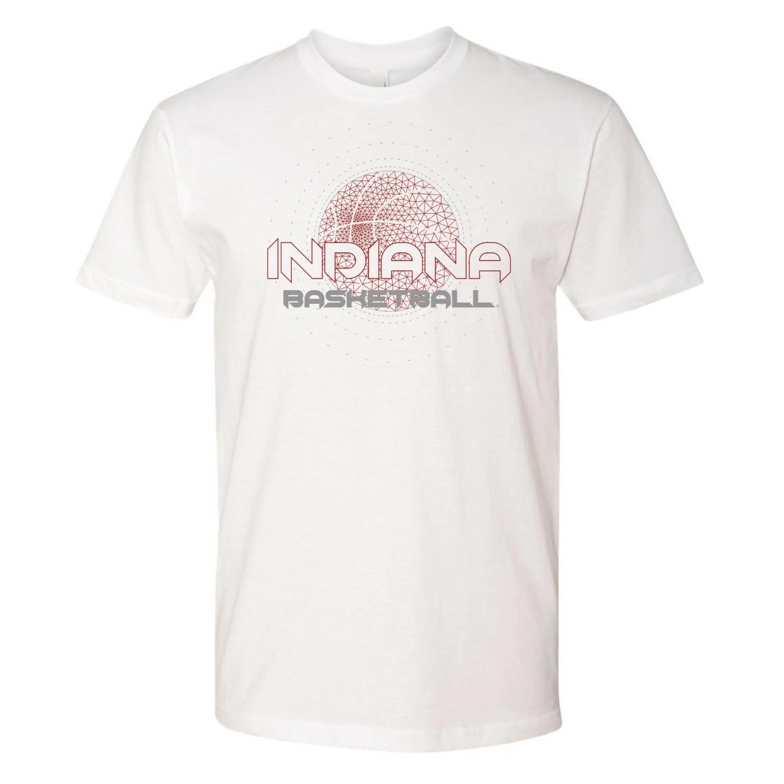 Indiana Hoosiers Basketball Rezzed Premium T-Shirt - White M