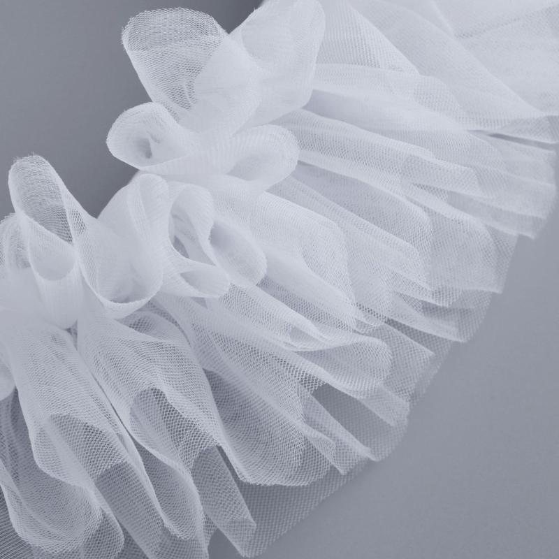 2PCS Lace Courtstyle Ruff Collar for Halloween Costume Accessories Detachable Collar Faux Collar Stage Show Accessories