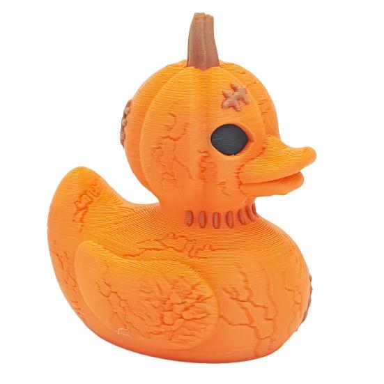 3D Printed Crocodile Duck Figurine Ghost Pumpkin Demon Duck Statue Animal Sculpture Home Office Decoration Ornament