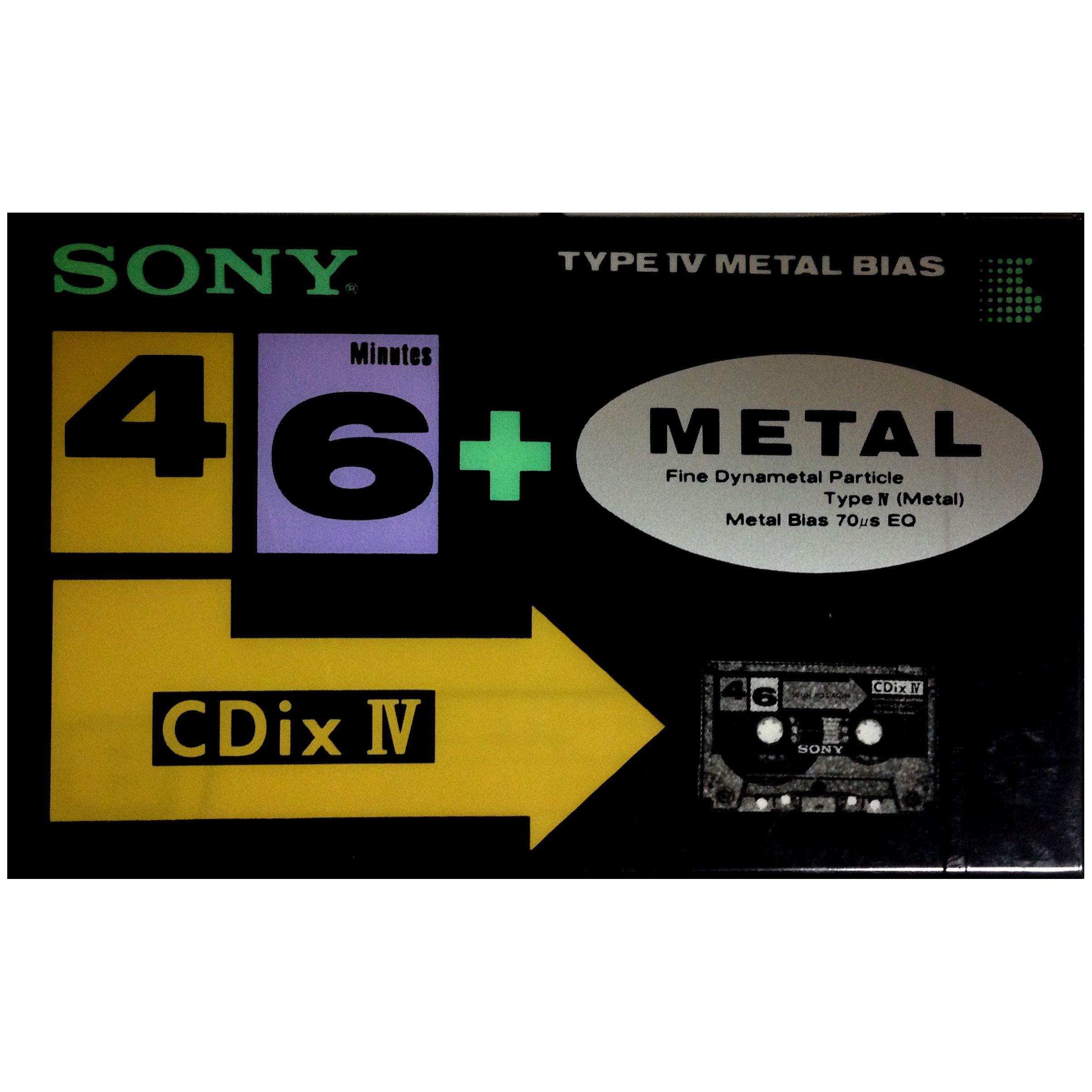 

SONY CDix IV Metal Position 46 minutes C-46CDX4