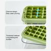 Large Ice Cube Tray with Lid And Bin Easy-Release Stackable Ice Cube