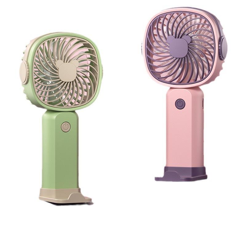 Rechargeable USB Mini Desk Fan - Portable, Strong Wind, Handheld Electric Fan