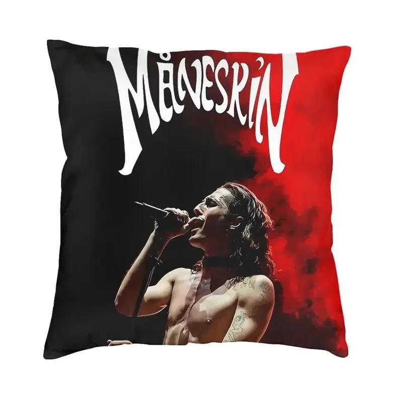 Damiano David Maneskin Luxuriöser Kissenbezug Schlafzimmerdekoration Pop Kissen für Sofa Büro Outdoor Kissen