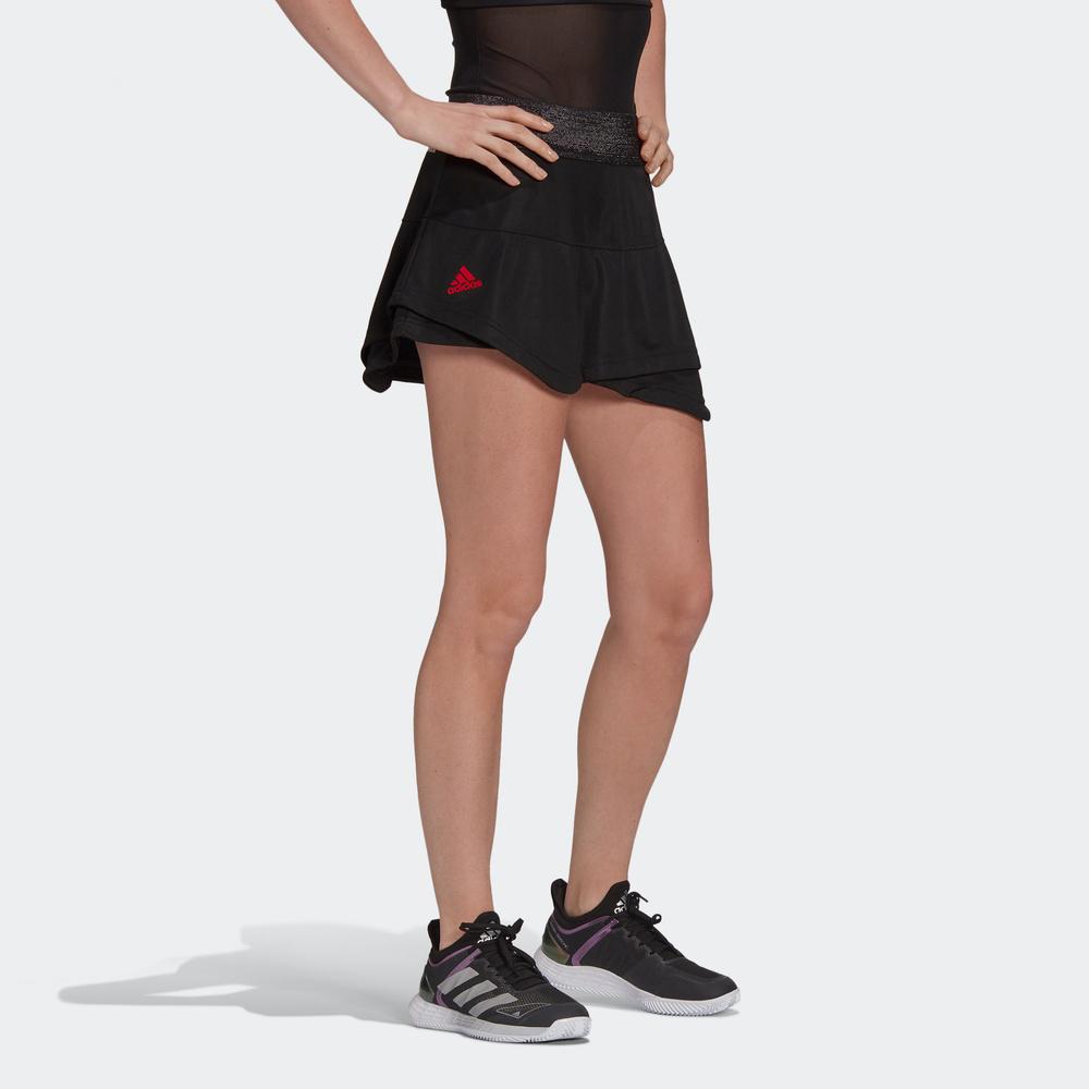 Adidas Match Skirt Pb D Tennis Comfortable Fashion Sports Casual Skirt Women Skirts Black GP7845