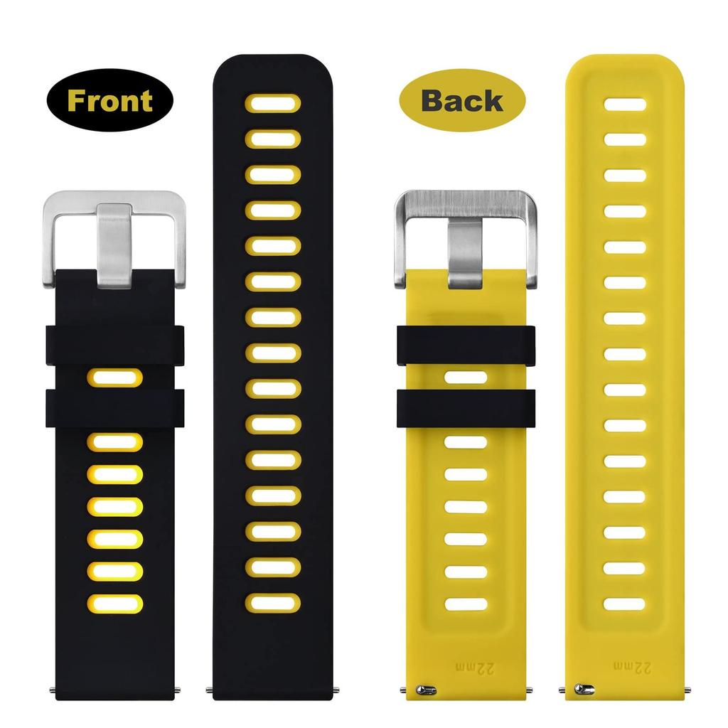 20mm 22mm Silicone Strap for Garmin Forerunner 265/265S/Venu3 Sport Replacement Band For HUAWEI Watch GT5 46mm 5 Pro Bracelets