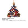 Christmas Tree Ornaments 250 Anniversary USA Ornament, 2D Acrylic 1776-2026 250th Decorations Hanging Decoration, Fourth of July Independence