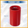 3" ID 6" Length 4-Ply Reinforced High Temp Straight Coupler Silicone Reducer Hose Red for Car Intercooler Intake Piping Replacement