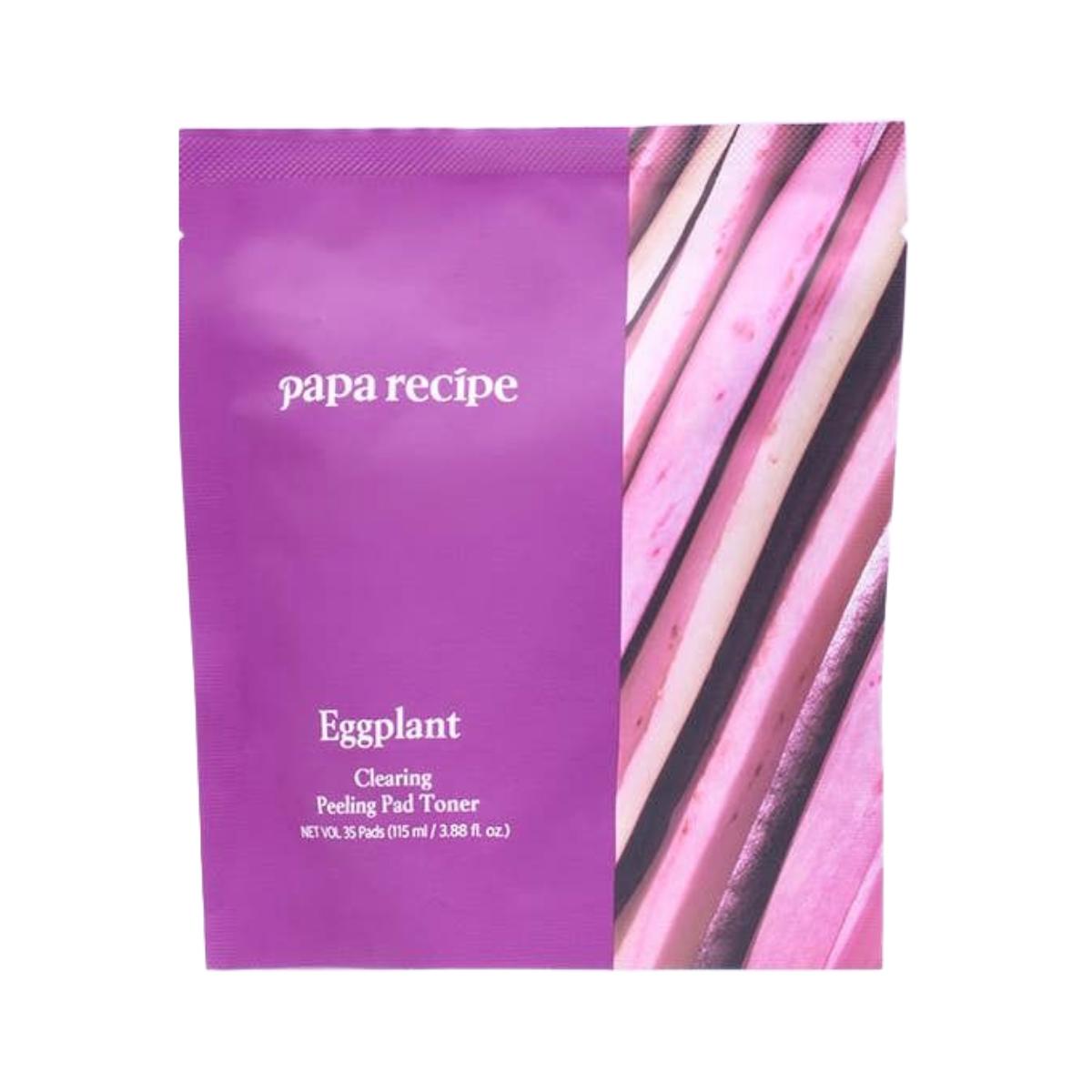 

Papa Recipe Eggplant Clearing Peeling Pad Toner Refill Set Skin Smoothing & Pore Care (35 Pads)