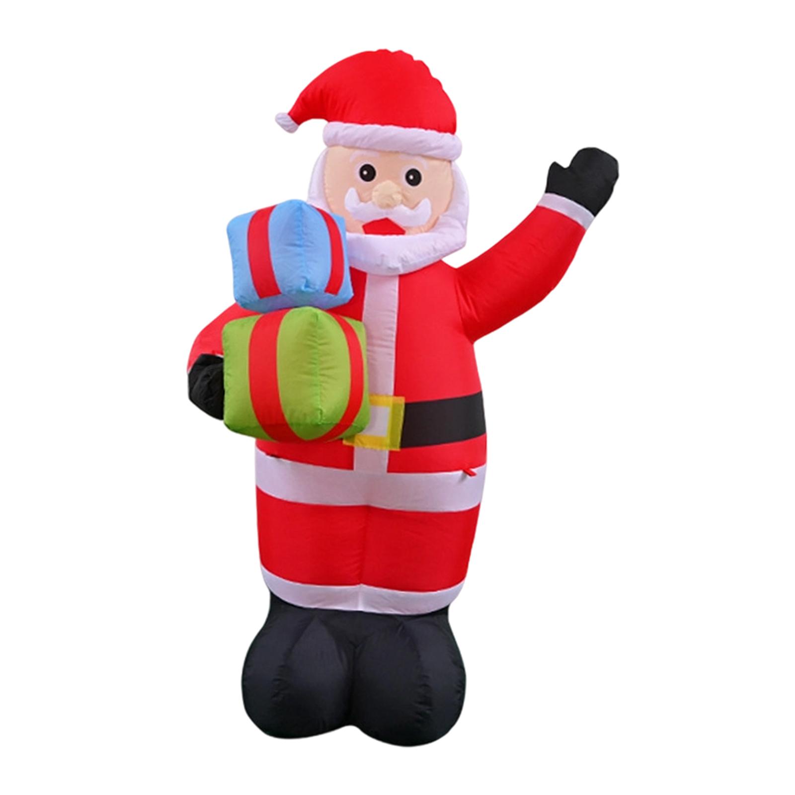 

Santa Claus Inflatable Red 180cm Outdoor Christmas Decor for Lawn Garden Event Home Festival красный