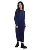 Limited Edition FLATSHAGGY KNIT ONEPIECE Women's M 120 Navy 783-4240606