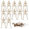 Gute Skelette für Halloween-Dekoration, 12 Stück Mini-Skelett-Figuren Halloween-Dekoration für Spukhaus-Zubehör Partys